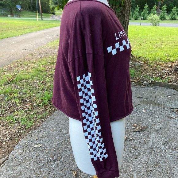 LIMITED EDITION CROPPED LONG SLEEVE TOP SKATER - Picture 3 of 6